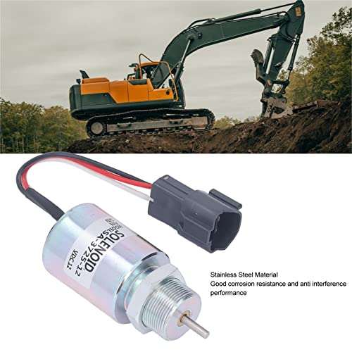 Fuel Shut-Off Solenoid Valve 3725 12 30A87-00040 30A87-20402 Stainless Steel Stop Solenoid For L3E S3L S4L L3P 3