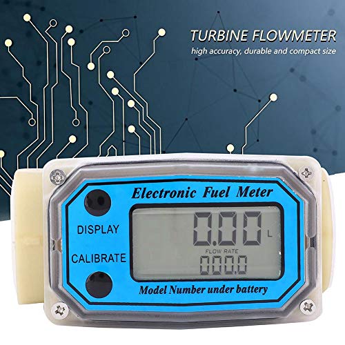 Mini Digitale Turbine Flow Meter LCD Digitale Meter Brandstof Flow Meter 15-120L/min 1" Npt Oliestroom Meter voor Ureum Kerosene Benzine 4