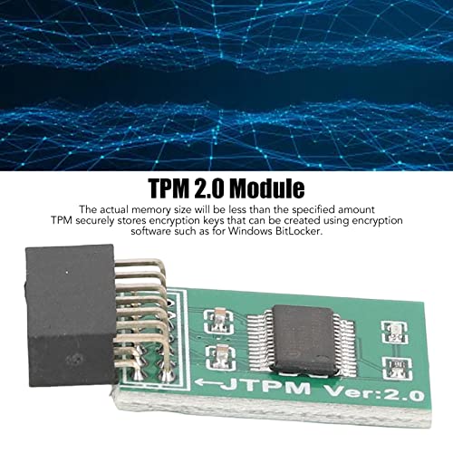 Voor MSI TPM 2.0 Module Strong Encryption 14 Pin LPC Interface TPM Modulebord voor PC Win11 Groen