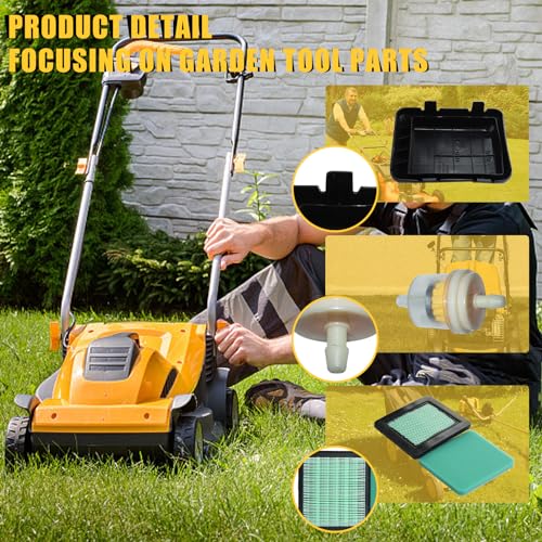 Filtre à Air Couvercle de Nettoyage Spark Plug d'Allumage pour Honda Moteur GCV135 GCV160 GCV190 HRB216 HRB217 HRR216 HRS216 HRT216 HRX217 Lawn Hair Clipper F 5