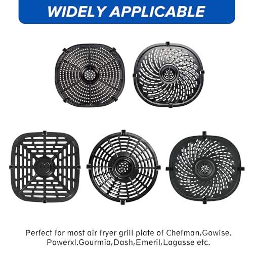 20 st Rubber Anti-Scratch Beschermhoesjes, Air Fryer Cover Plate Rubber Voeten, 0.8 cm Tip Siliconen Air Fryer Rubber Bumpers Lucht Fryer Vervanging Delen Beschermhoesjes voor 4