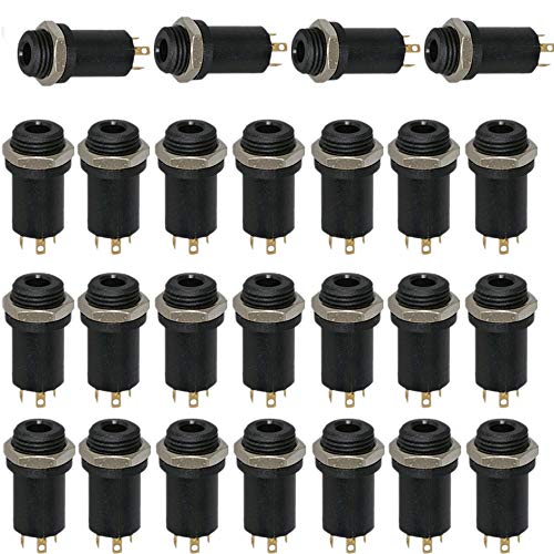 25Scs 3,5mm Stereo Jack Panel Mount Connector/3.5MM Audioplug Solder Jack/4 Pin 3.5mm Chassis Paneelmontage/voor hoofdtelefoon-audiovideo
