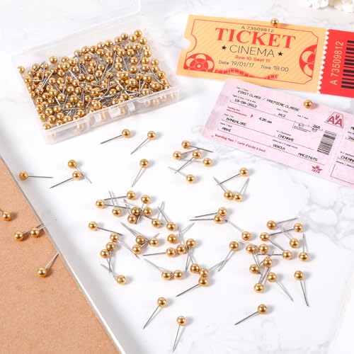 400 st. Druk op Pin Card Pins, Ronde hoofd kaart nagels kleine korte spelden voor reiskaart push Pins Miniatuur voor Cork Board Bulletin Foto Home Office DIY Ambacht 4