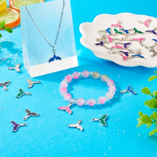 Fishtail Dangle Charms Fishtail oorbellen bengelen Charms voor DIY oorbellen ketting sieraden maken