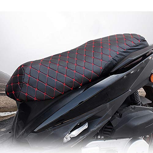 Motorfiets scooter bromfiets Seat Cover, 3D Non-Slip Faux Lederen Sun Proof Elektrische Batterij Motorfiets Seat Cover Pad