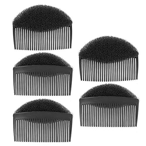 Haar pluizig pad5 stukken haar franje volume ponsen insert gereedschappen, haar vullen kam clip spons bun haar pad accessoires voor vrouwen meisjes diy kapsel