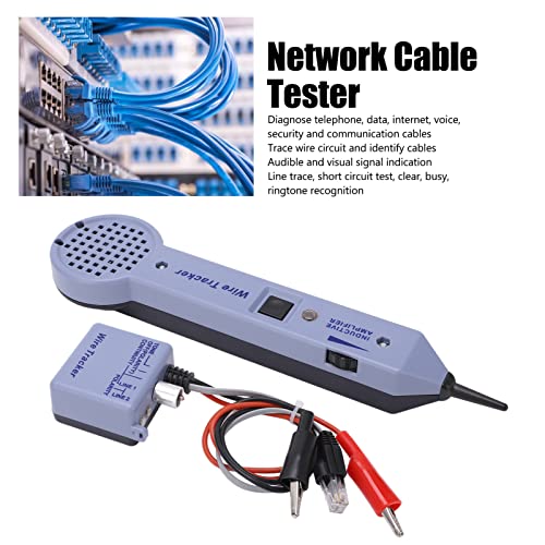 Kabel Tracking Kit, High Accurate Tone Generator Set, verstelbare inductieversterker Draad Tracker Test Network Kabel Tester met hoorbare zichtbare indicatie voor lijn volgen