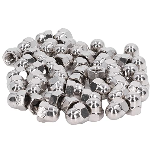 50Stuks Roestvrij stalen Acorn Cap Nut, Hex Dome Cap Assortiment Kit M3 M4 M5 M6 M8 M10 M12(M3)