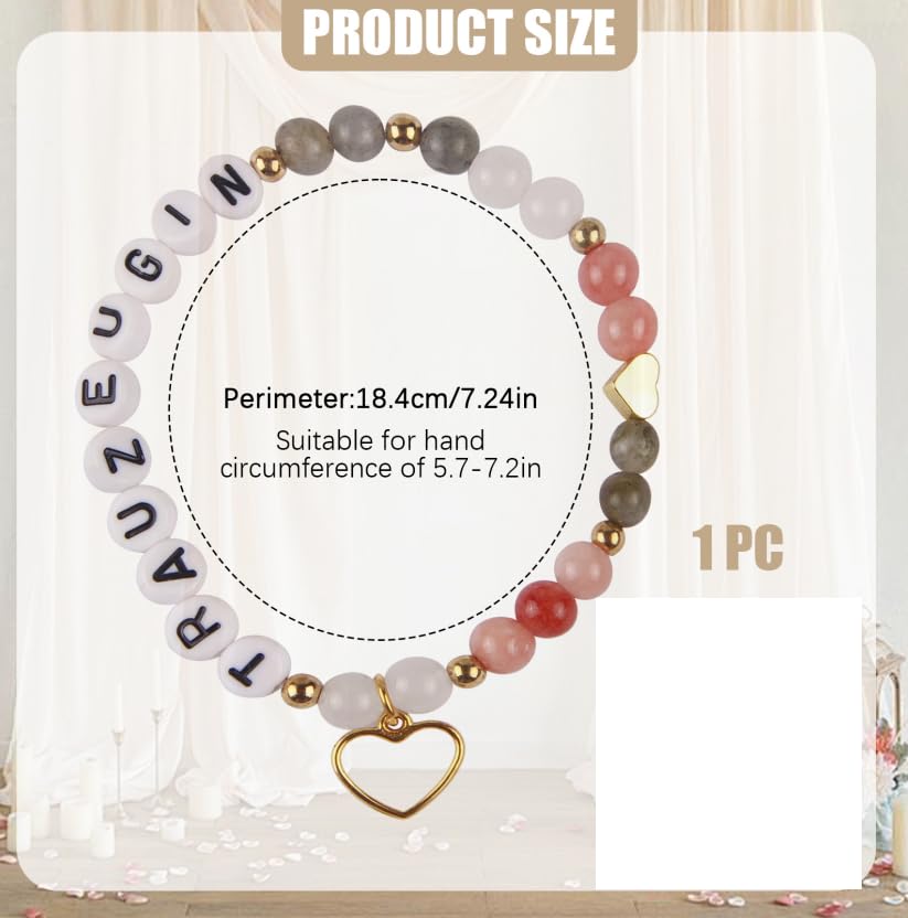 Bruiloft getuige armband, bruidsmeisje, Vragen Cadeau, Stretch armband voor bruidsmeisjes, bruidsmeisjes, bruiloft sieraden, geen