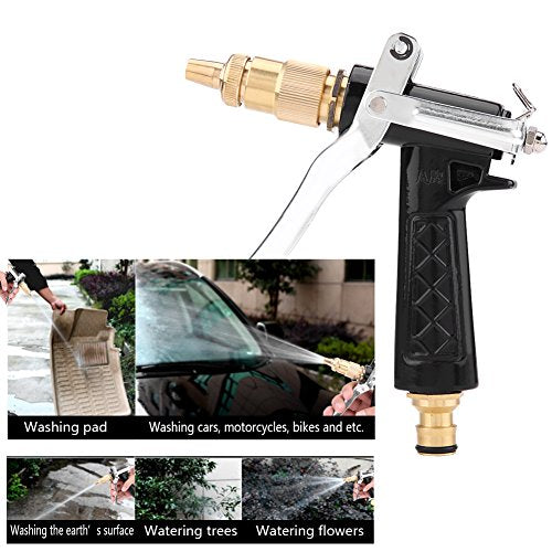 Draagbaar hogedrukwaterpistool, hogedrukautowasmachine Reiniging Tuin Besproeiing Waterpistool Sprayer 5