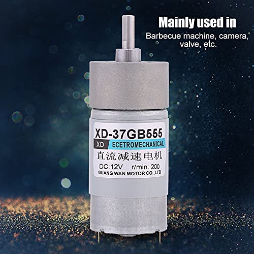 DC 15W Torque Penselen Motor Elektrische Transmissie Motor CW/CCW 12V 24V Motion Control Panel Slow Speed Low Noise (200RPM/12V) 5