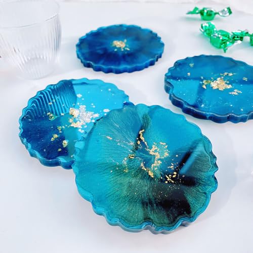 30cm Grote bakvorm Siliconenvorm, Ronde en Vierkante Tray, Ronde Coaster, Siliconenvorm, Epoxy Hars vormen, Siliconen vormen, Gietvormen, Fruit maken Tray Theebak 4