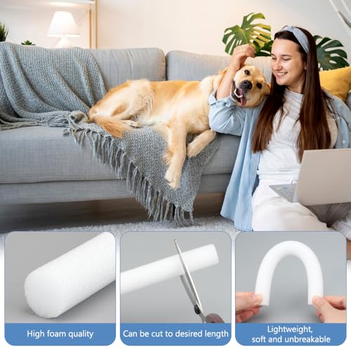 Verpakking van 14 Foam Strips 23 cm Non-Slip Foam Sticks voor Sofa Cover, Eenvoudig te bedienen, Zachte Elastische Foam Rods voor alle soorten sofacovers en diverse meubelnaden 3