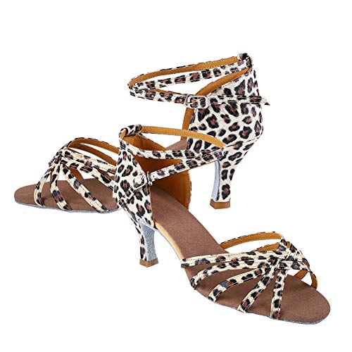 Latin Shoes Ballroom Schoenen geïmporteerd Satin Stof Meisjes Latijn Dansschoenen Modieus en klassiek 3