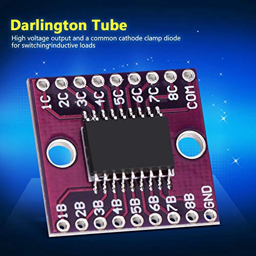 2 st. ULN2803A Darlington Transistor Arrays Drive Module, 50V 500mA High Current Driver, High Voltage en High Current, voor het schakelen van inductieve belastingen (1) 5
