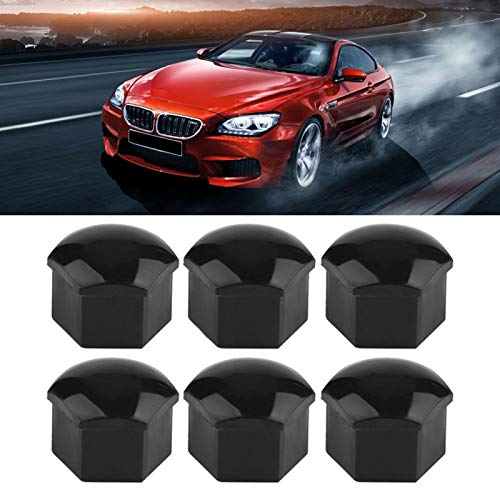 20 st 19mm Car Wheel Nut Caps Car Hub Schroefhoes, Nylon Pa66 Air Filter Beschermhoes Past voor Alle 19mm Schroef(zwart) 4
