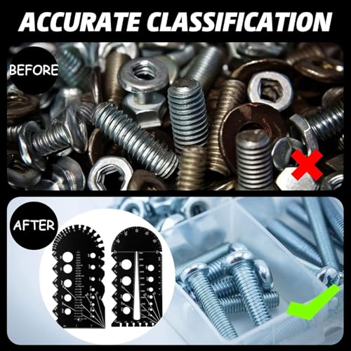 Wire Pitch Metrisch Imperial Multimeter Meetinstrument voor Mechanics 3