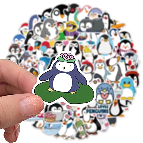 Penguin Sticker Set Stickers Kinderen Tieners 100 Pieces Penguin Waterproof Vinyl Decals Laptop Skateboard Kofferhelm Autofiets mobiele telefoon Motorrijwiel Bike Scrapbook Cadeau