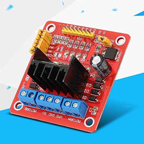 Stepper Motor Control Module, L298N Dual H Bridge DC Stepper Motor Control Module Multifunctionele Motor Controller Board DC Stepper Motor, Controls 3