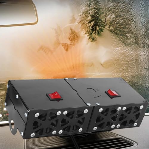 Autoverwarmer Defogger Auto 4 Hole Verwarming Ventilator Defogger 800W 12V 4