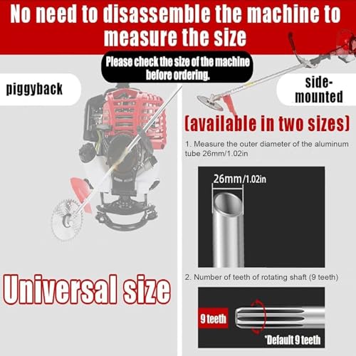 Maaier Release Wheel Premium, Metaal 26 Mm 9 Tanden, 2 in 1 Wiel voor maaien, losmaken, sleuven, universele compatibiliteit 4