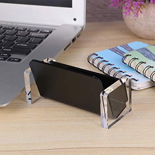 Business Card houder Acryl Plastic kaarthouder voor Bureau Kantoor Collectie - Zwart 3