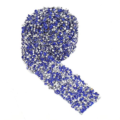 1yard 30mm Diamond Ribbon Wrap Roll Sparkle Crystal Rhinestone Ribbon Decoratie Kan gebruikt worden voor DIY decoratie activiteiten (Navy) 5
