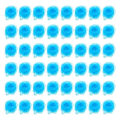 Danssjaals, 48 stuks vierkant jongleren sjaals 61 door 50 cm, Music Movement, Performance Sjaals Props, Accessoires voor het spelen van Magic jongleren Light Sky Blue