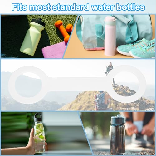 Waterfles handvat, Draagbare Soft Siliconen Non-Slip Water Handvat, Waterfles houder, lopende band 5