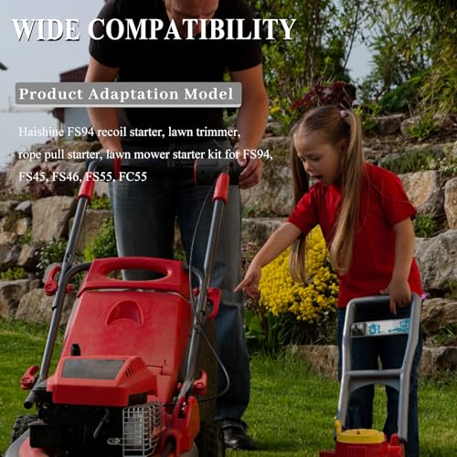 FS94 Terugslagstarter, grastrimmer, trekstarter, grasmaaierstarterset voor FS94, FS45, FS46, FS55, FC55 3