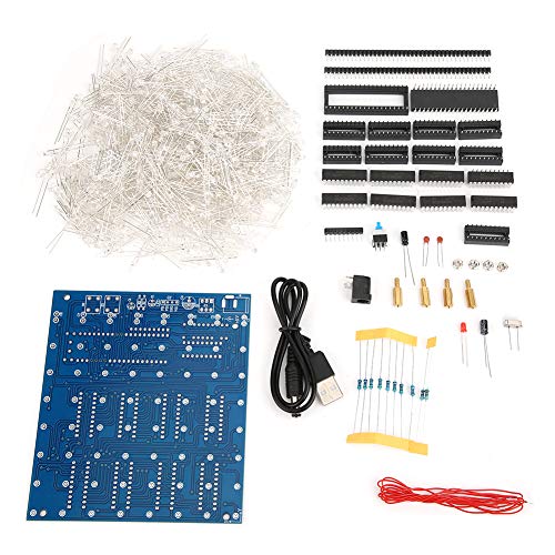 3D LED Light Squared Kit 8 X 8 X 8 Kubus Blauw Rood Handgemaakt Home Decoratie Professionele Accessoires (rood) 4