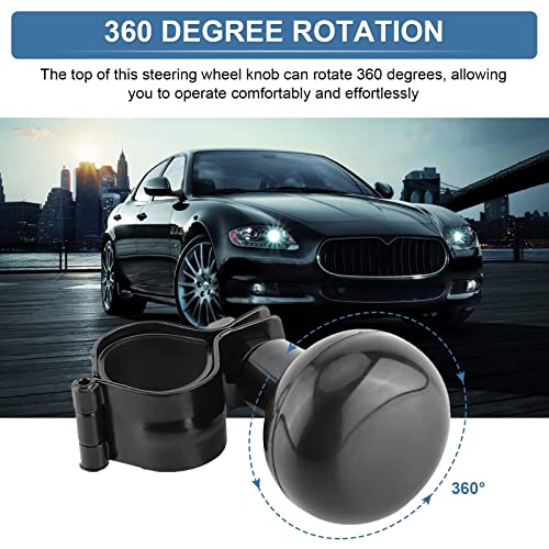 Steering Knob, Steering Knob Black Universal Car Heavy Duty Steering Knob handvat Bal