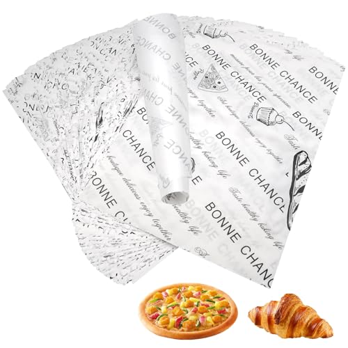 100 vellen papier, 38 x 28 cm Kaaspapier, Sandwichpapier, Deli Papier, Grease Papier, Broodpapier, Kaaspapier, voor Sandwich, Friet, Burgers