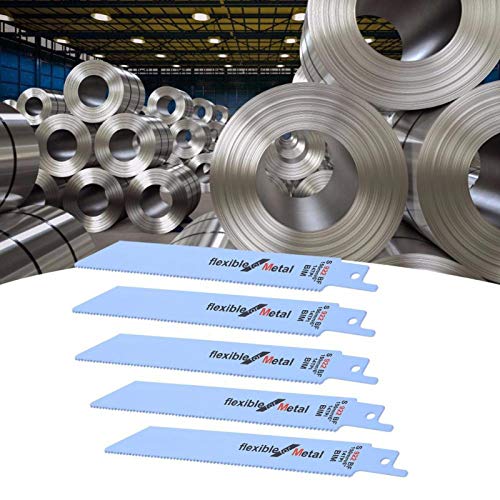 5-Piece Metalen Reciprocating Saw Blade Houtbewerkingsgereedschap Kit 150mm/1.9in(S922BF) 5