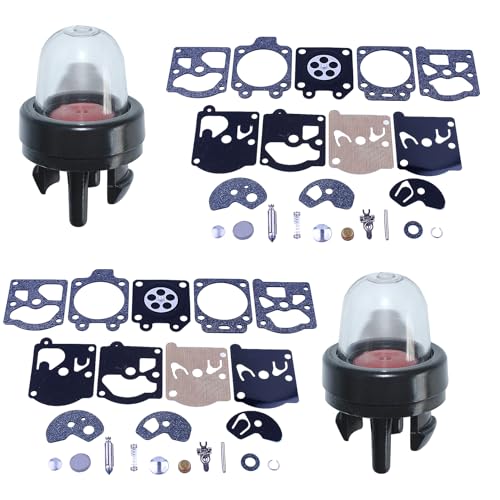 Carburator Reparatie Kit met Brandstof Primer Licht voor Walbro K20-Wat WA WT Echo STIHL Homelite Husqvarna Echo Dolmar McCulloch Jonsered Carburetor 2st