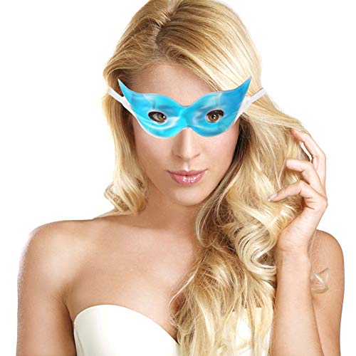 Koelende Oogmasker Koelende Masker Gel Koelende Pads voor Migraine, Koelende Pack Gel Eye Mask Compress Koelende Pad Cool Warm Gel Masker Koelende Glazen De Ogen, Droge Ogen en Hoofd