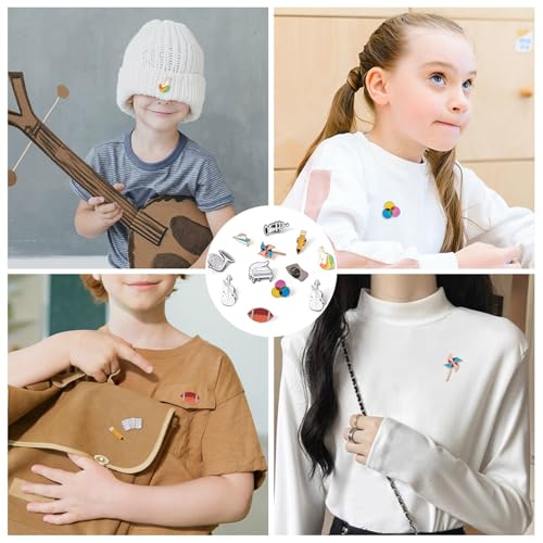 Cartoon Enamel Brooch Pins Set Metalen Legering Enamel Pin Badges voor rugzakken Kledingtassen Accessoires DIY Crafts 3