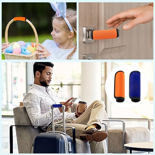 4 stuks Wraps Bagage Identifiers voor Koffers Comfort Zachte bagage Tag Wraps Reis Accessoires Reisbenodigdheden (4 kleuren) 3