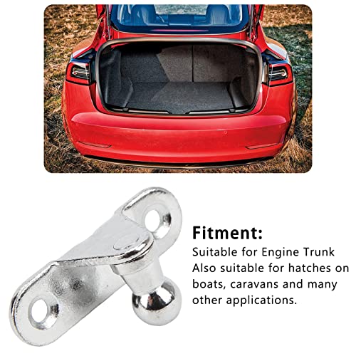 2Pcs Gas Spring Mounting Bracket, 10mm Ball Bolt Metal Universeel voor motorfiets Trunk, boten, caravans 3