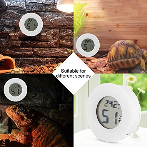 Digitale thermometer Hygrometer Innentemperatur Feuchtigkeits Meter Detektor loopt elektrischer Thermometer mit LCD Anzeige für Auto Küche Innengarten Keller Kühlschrank Schrank 5