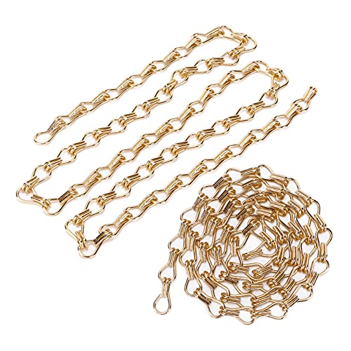 Hanger Light Chain 2 stuks 1m Long Outdoor Plant Hanger Light Chain voor Binnen Planten (Goud) 5