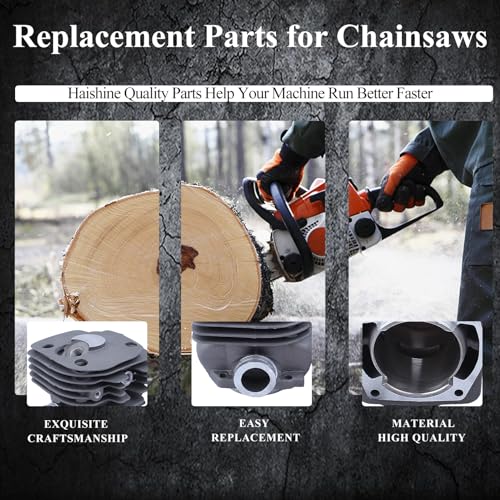 NIKASIL PLAAT cilinder piston lager pakking 50mm Kit Fit HUSQVARNA 365 371 372 XP 362 Kettingzaag 2 Beroerte Motor Motoronderdelen 4