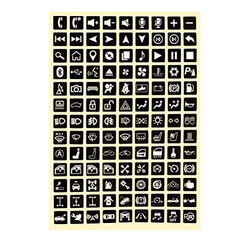 Multifunctionele Knop Stickers, Lichte Auto Sticker, Lichte Stickers, Automatische Sticker, Rocker Switch Label, Circuit Panel Stickers