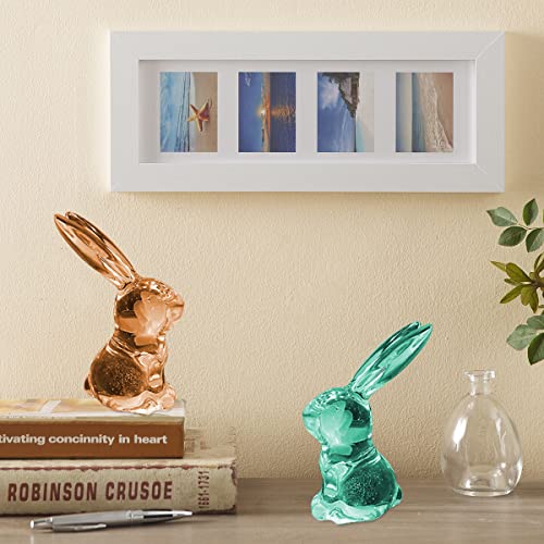 Siliconen Resin mallen, 3D Crystal Mold, Long Ears, Rabbits, Hars Casting Molds Animal Resin Molds voor DIY Home Decoratie, Hars ambachten 3