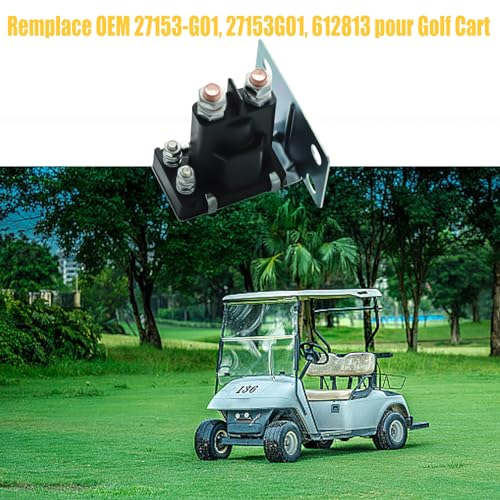 Solenoïde Relay Starter 14V voor EZGO TXT Gas Golf Cart 1994-Up vervangt OEM 27153-G01, 27153G01, 612813 voor Golfkar