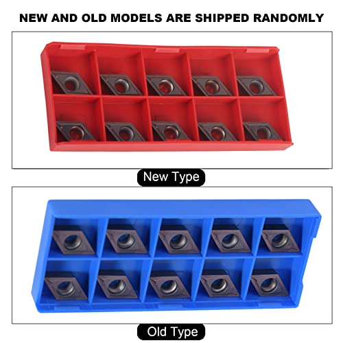 Carbide Invoegt 10Pcs DCMT11T304 VP15TF CNC Carbide Tips Invoegen Blad Cutter Draaibank Draaigereedschap met doos 3