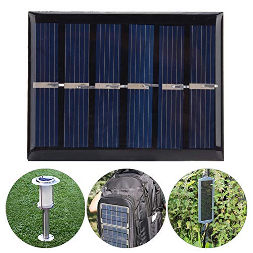 4Stuks 3V 0,3W Polykristallijne Silicium DIY Zonnepaneel Waterdichte DIY Safety Solar Power Charging Panel met kabel 65x48mm Camping 4
