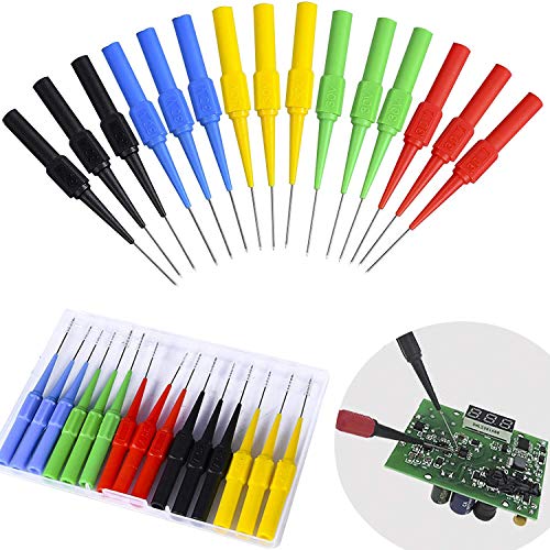 15 stuks testsonde, multimeter, afneembare sonde, multimeter, meetlood, sonde, isolatie Piercing, naald, banaanplug, kabel, sonde, voor digitale multimeter