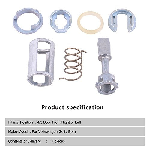 Deur Lock Cilinder Reparatie Kit Linkse vervanging onderdelen-Barrel 4 3