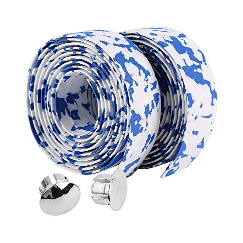 Kleurrijke fiets handvat Band Non-slip Fiets Road Bike Onderdelen Racing Handvat Bar Strap 2 staafpluggen